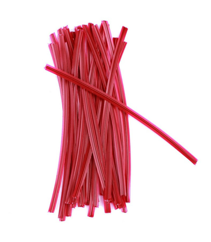 Fil de fer enrobé 3 MM.  de plastique 10 cm