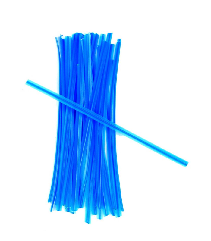 Fil de fer enrobé 3 MM.  de plastique 10 cm