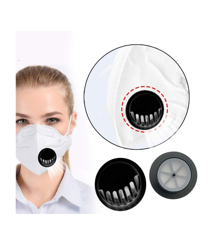 Valve respiratoire pour masque à membrane en silicone