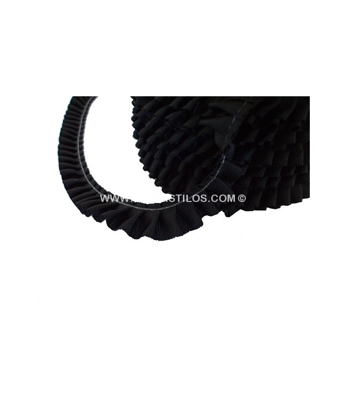 TAFFETAS FRONCÉ 16 MM.