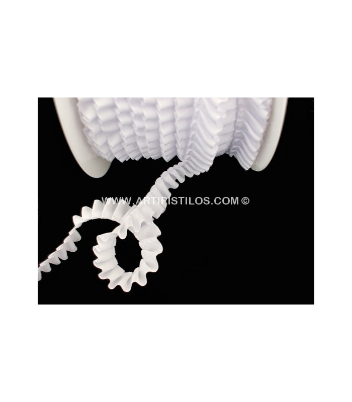TAFFETAS FRONCÉ 16 MM.