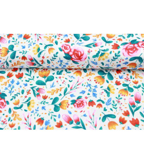 Tissu imprimé "FROM THE FIELD" 100% coton