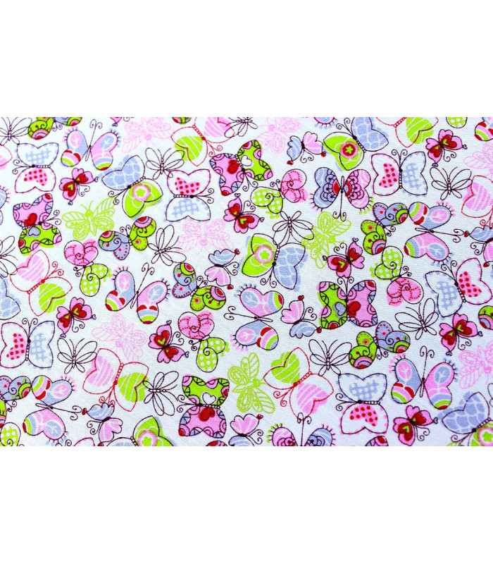 TISSU AVEC FINITION HYDROFUGE "BUTTERFLIES"