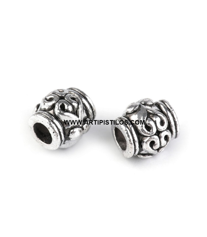 PERLE DE MÉTAL "TRIBAL".