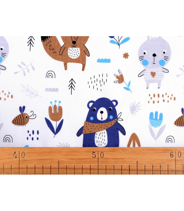 TISSU 100% COTON AVEC DES MOTIFS POUR ENFANTS