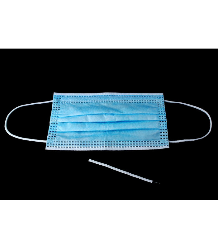 Fil de fer enrobé de plastique 10 cm