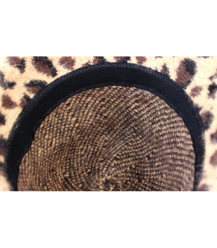 Chapeau de dame en angora/laine - Auto-ajustable