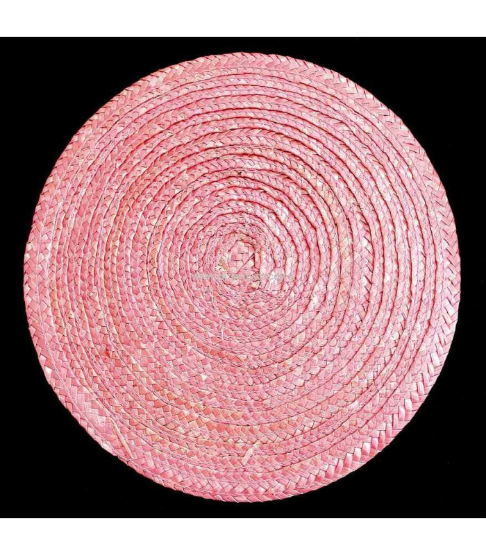 BASE DE PAILLE NATURELLE  22 X 21 CMS.