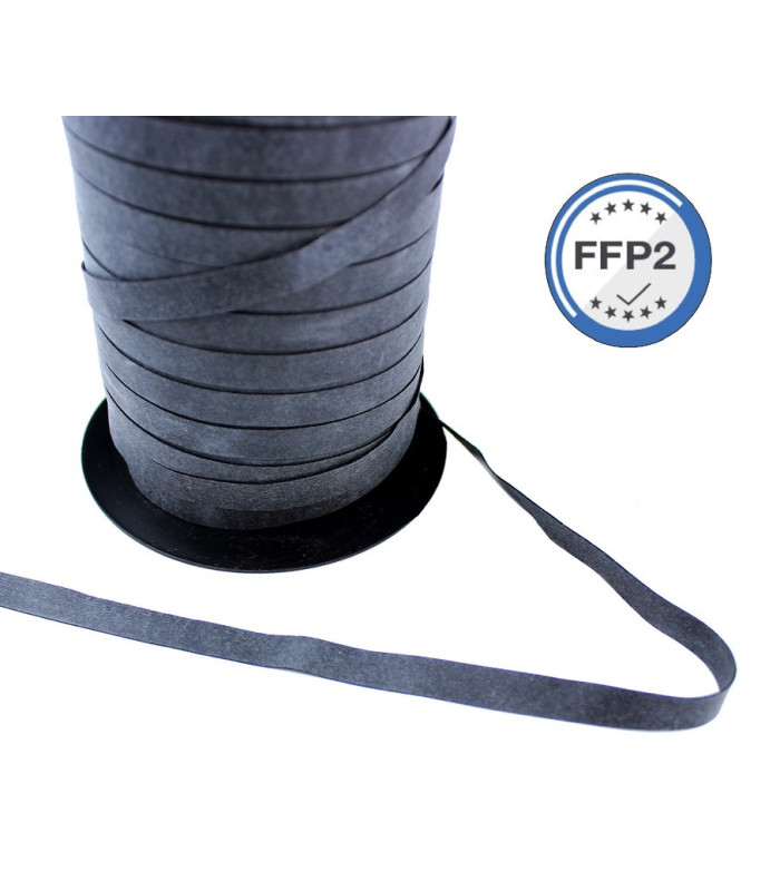 CAOUTCHOUC ÉLASTIQUE PLAT POUR MASQUE FFp2