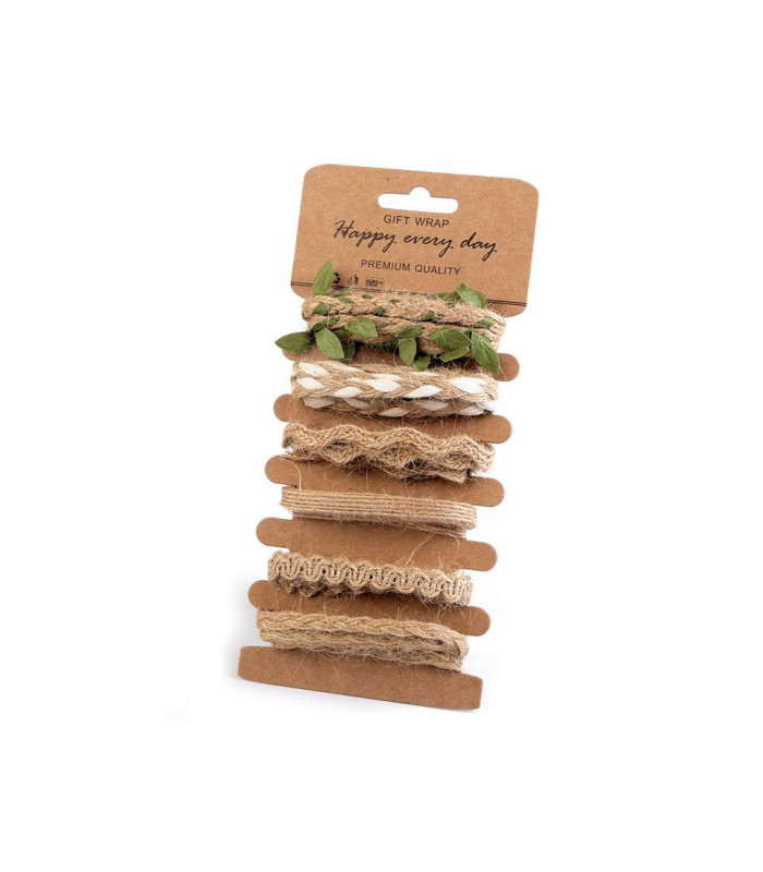 SET DE RUBAN DE JUTE