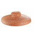 Chapeau de paille tressé "IRIS"