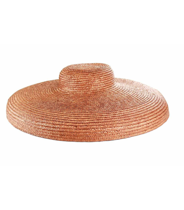 Chapeau de paille tressé "IRIS"
