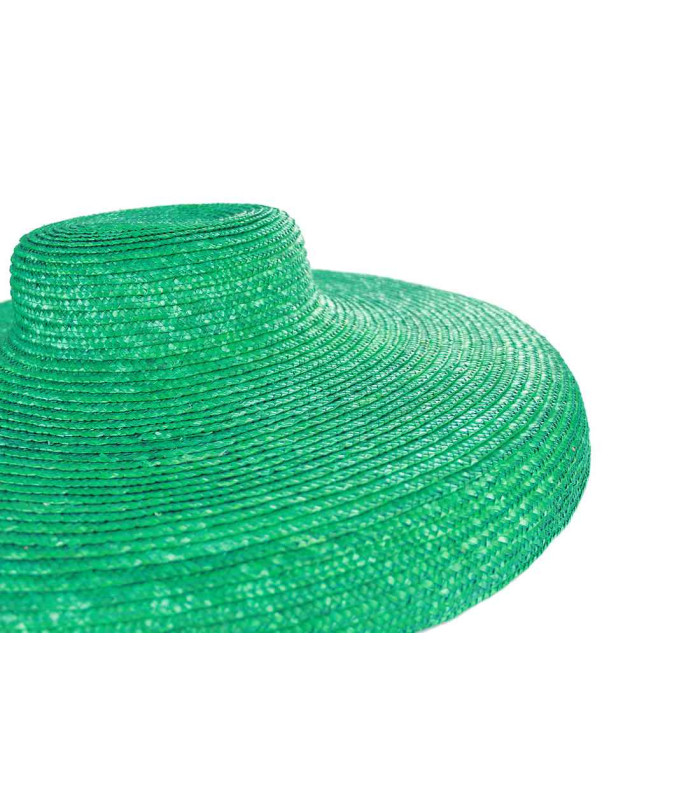 Chapeau de paille tressé "IRIS"
