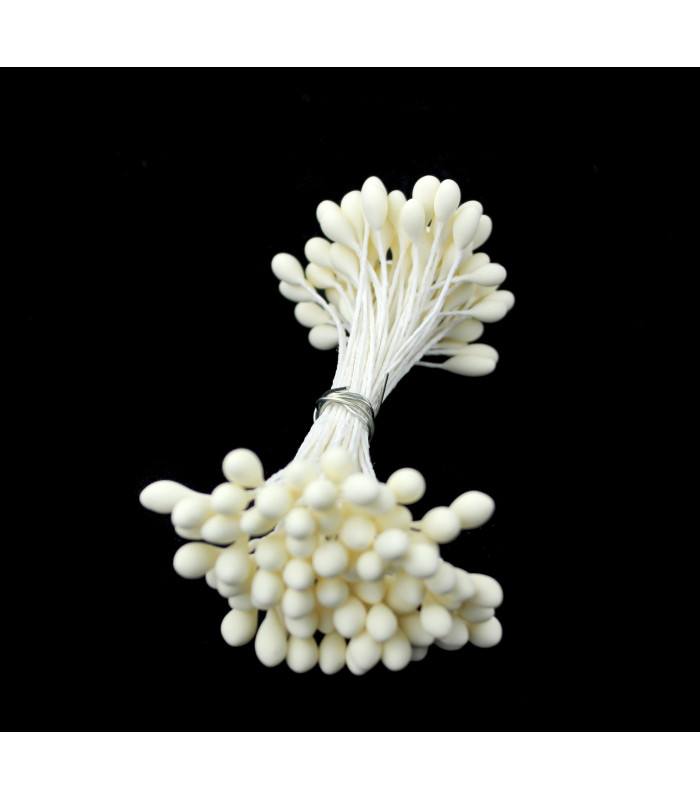 PISTIL MAT FIN 2 COTÊS JAUNE/JAUNE