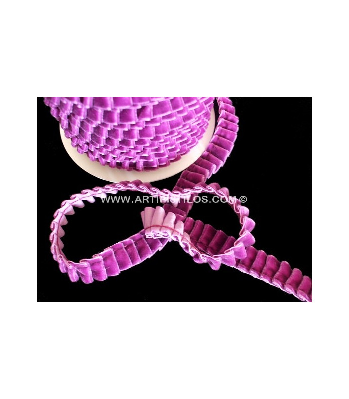 VELOURS FRONCÉ 16 MM.