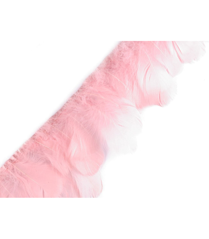 Frange plume d'oie 8 - 15 cm