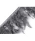 Frange plume de dinde 25 cms.