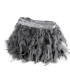 Frange plume de dinde