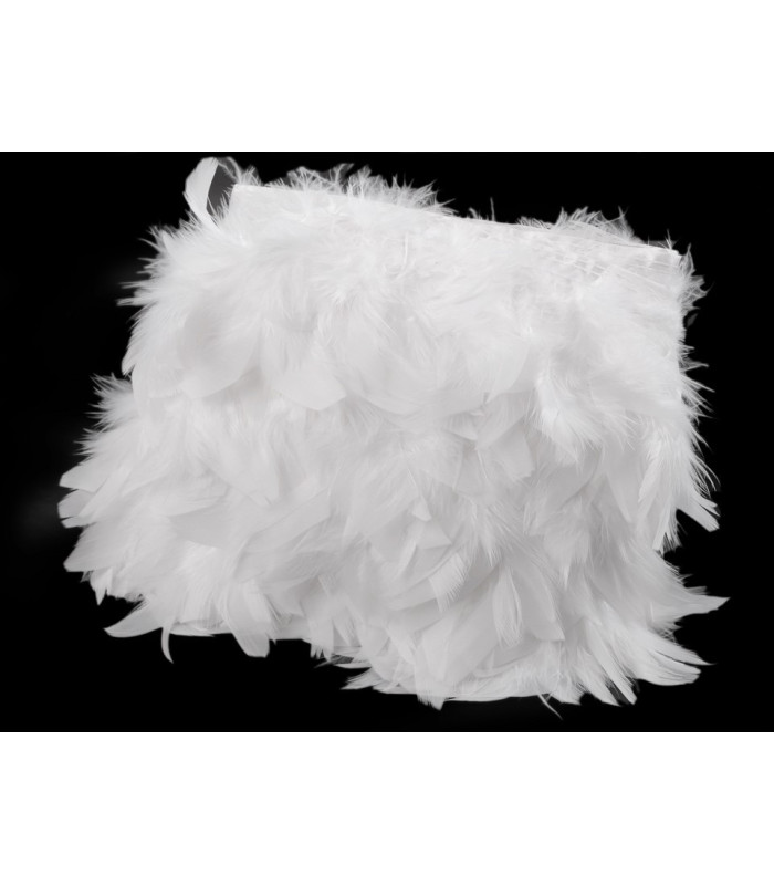 Frange plume de dinde 25 cms.