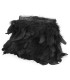 Frange plume de dinde 25 cms.