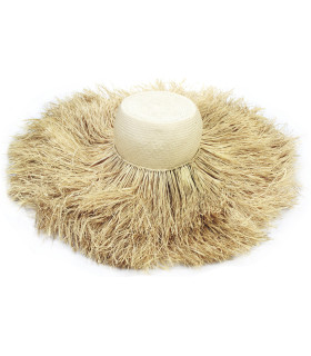 CAPELINE RAPHIA NATUREL "ZEUS"