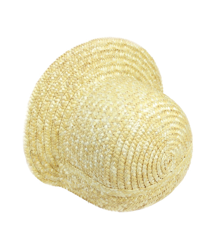 CHAPEAU EN PAILLE NATURELLE "BAPTISM"