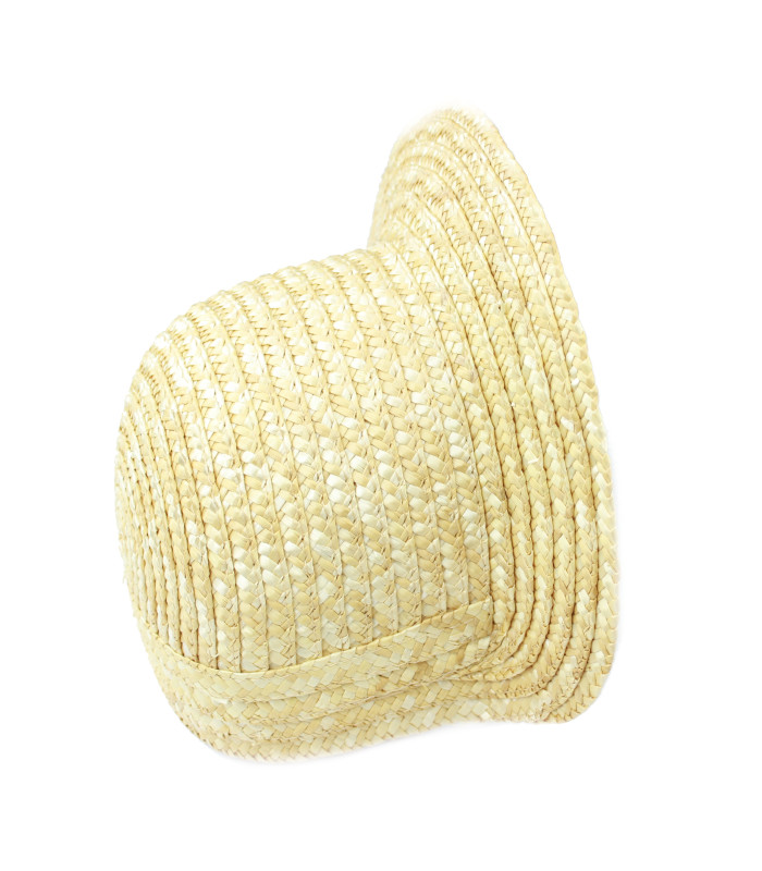 CHAPEAU EN PAILLE NATURELLE "BAPTISM"
