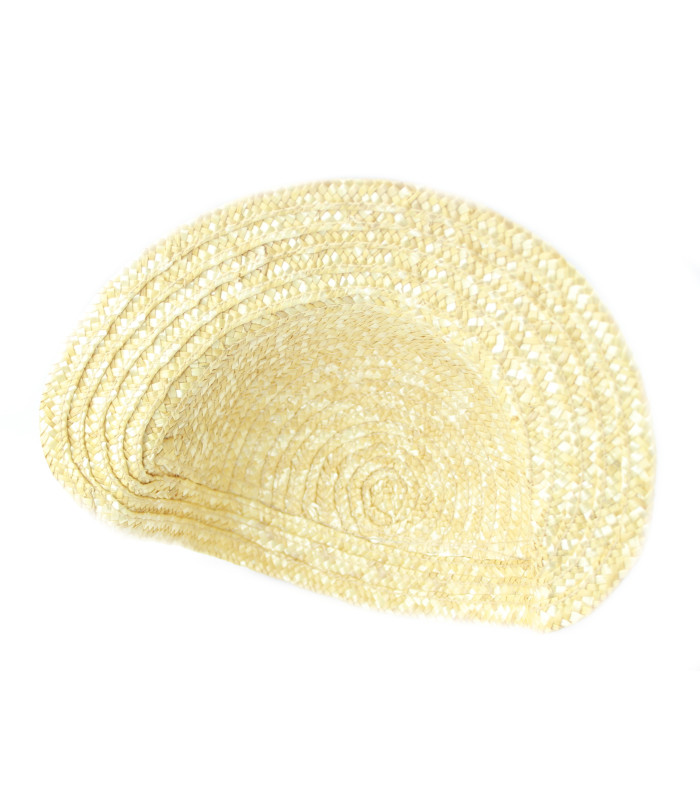 CHAPEAU EN PAILLE NATURELLE "BAPTISM"