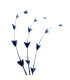 PLUME DE COQ DIAMANT 25 CMS.