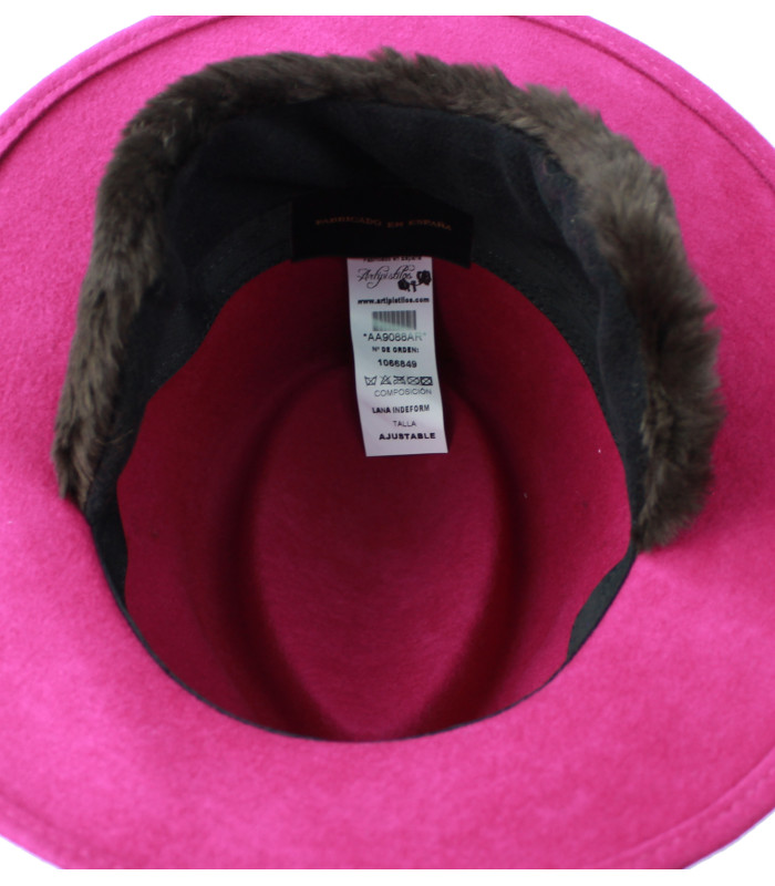 Chapeau de feutre imperméable pour femme - Auto-ajustement