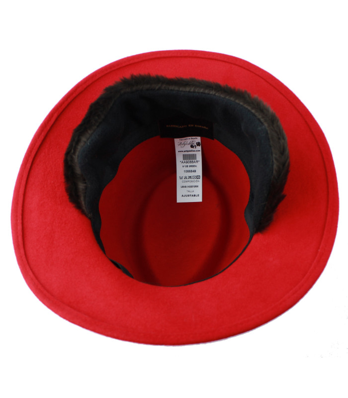 Chapeau de feutre imperméable pour femme - Auto-ajustement