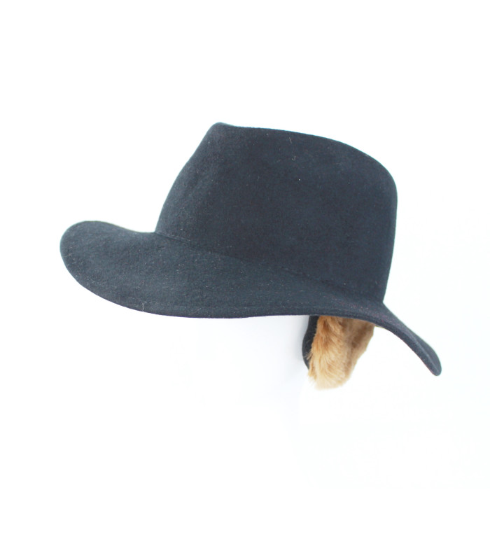 Chapeau de feutre imperméable pour femme - Auto-ajustement