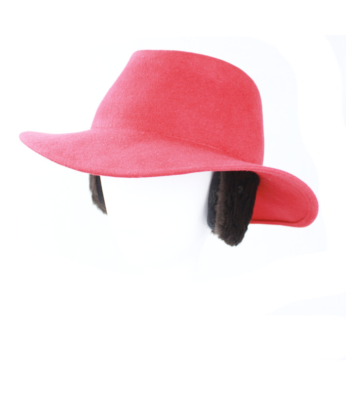 Chapeau de feutre imperméable pour femme - Auto-ajustement