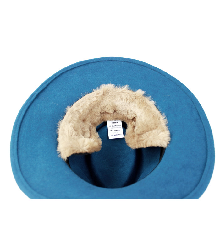Chapeau de feutre imperméable pour femme - Auto-ajustement