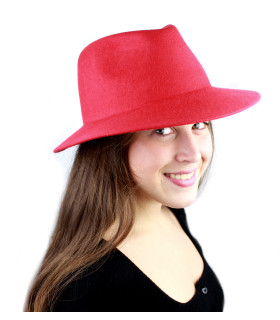 CHAPEAU EN FEUTRE FEMME - 100% LAINE - INDEFORMABLE