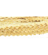 RUBAN DE PAILLE NATURELLE TRESSÉE DE 5 - 7 MM