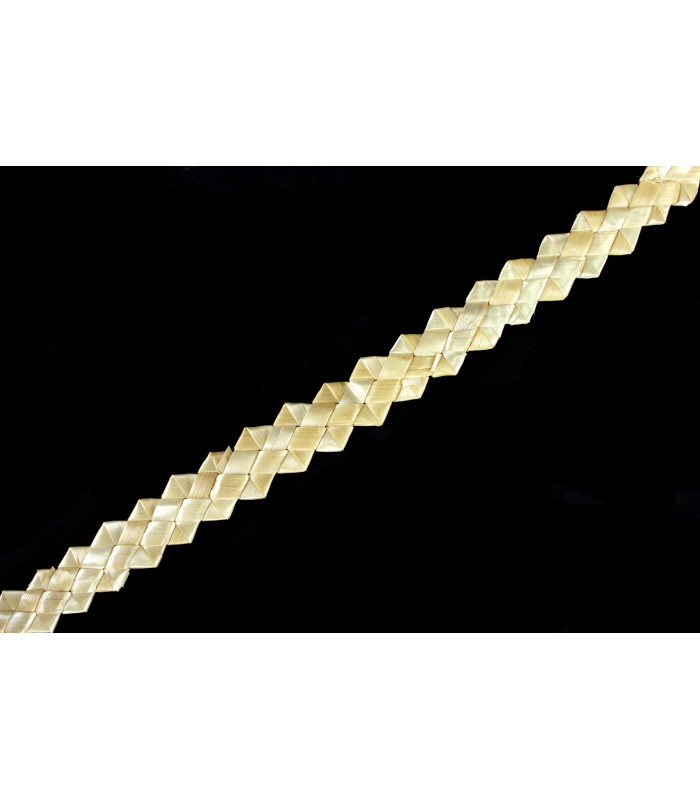 RUBAN DE PAILLE NATURELLE TRESSÉE "LOUVRE" 20mm
