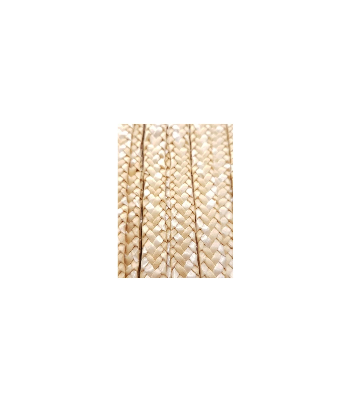 Ruban De Paille De Blé Tressée - 50m, Largeur 11.5-13.5mm, Pour Fabrication De Chapeaux, Paniers, Déco Rustique