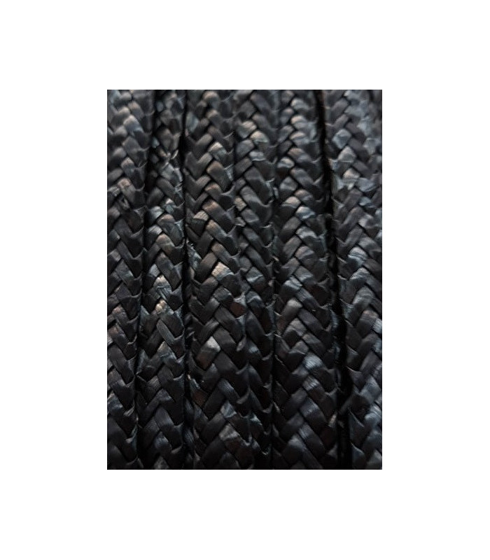 RUBAN DE PAILLE NATURELLE TRESSÉE DE 10 MM