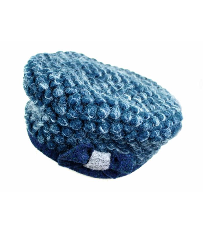 Béret de dame avec noeud