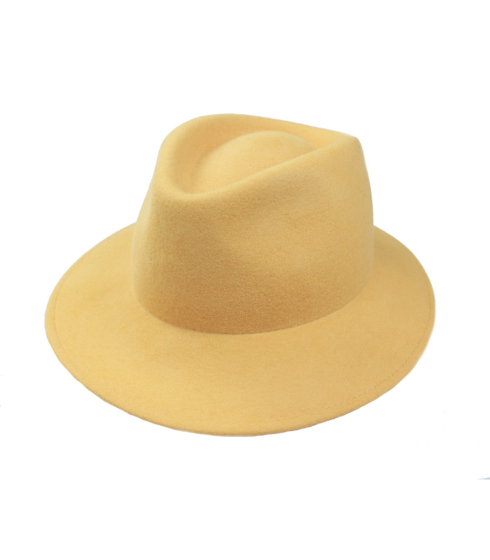 CHAPEAU EN FEUTRE FEMME - 100% LAINE - INDEFORMABLE