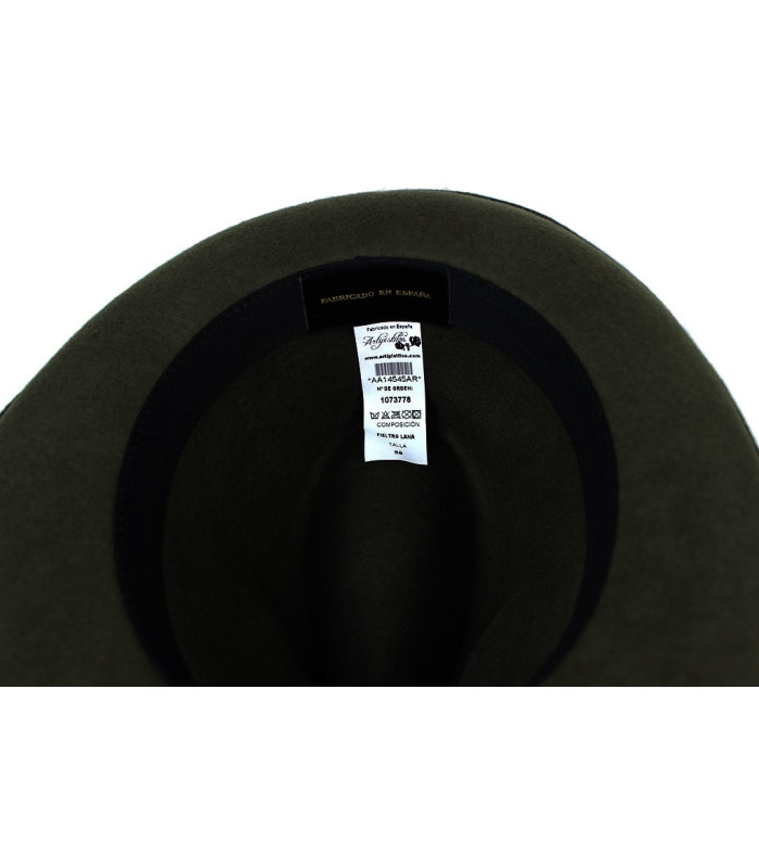 SOMBRERO BORSALINO DE FIELTRO "TRUMAN" - AUTOAJUSTABLE