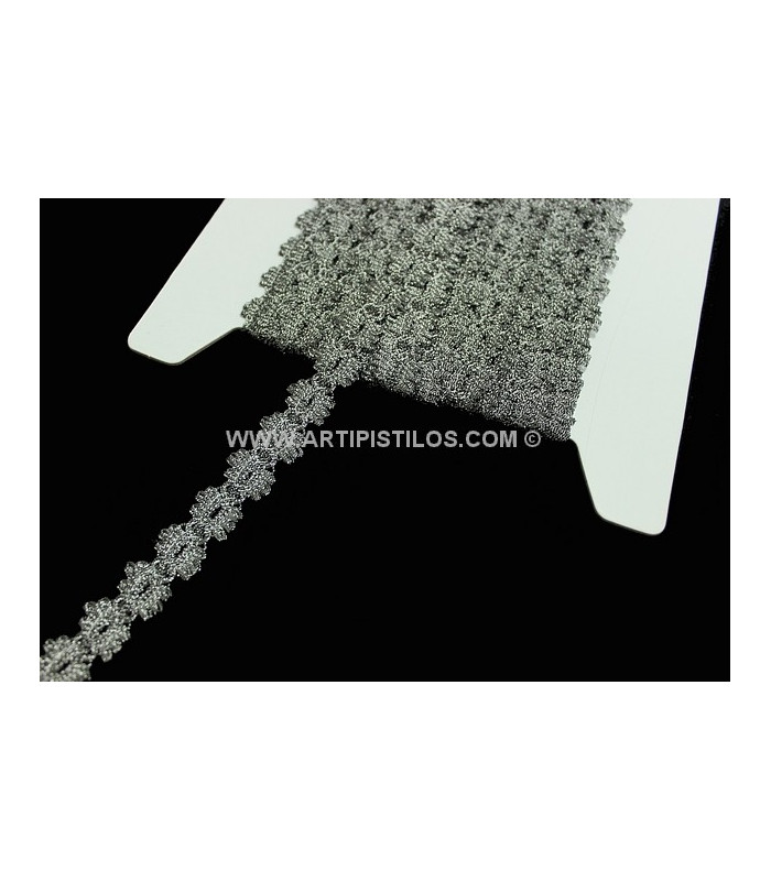 DENTELLE VINTAGE FIL MÉTALLISSÉ