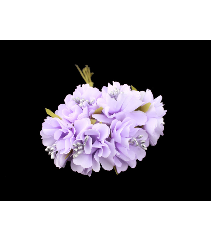 BOUQUET 6 FLEURS EN TISSU