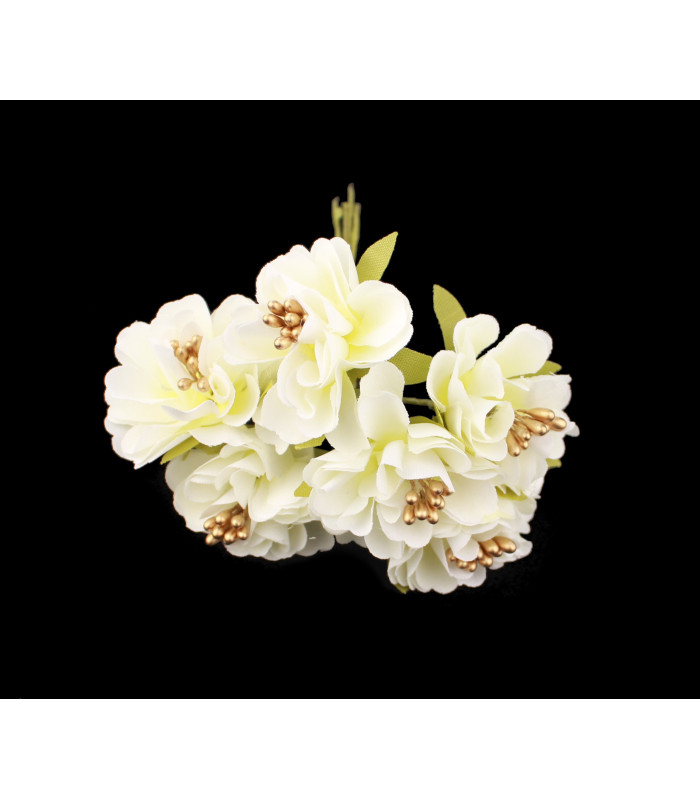BOUQUET 6 FLEURS EN TISSU