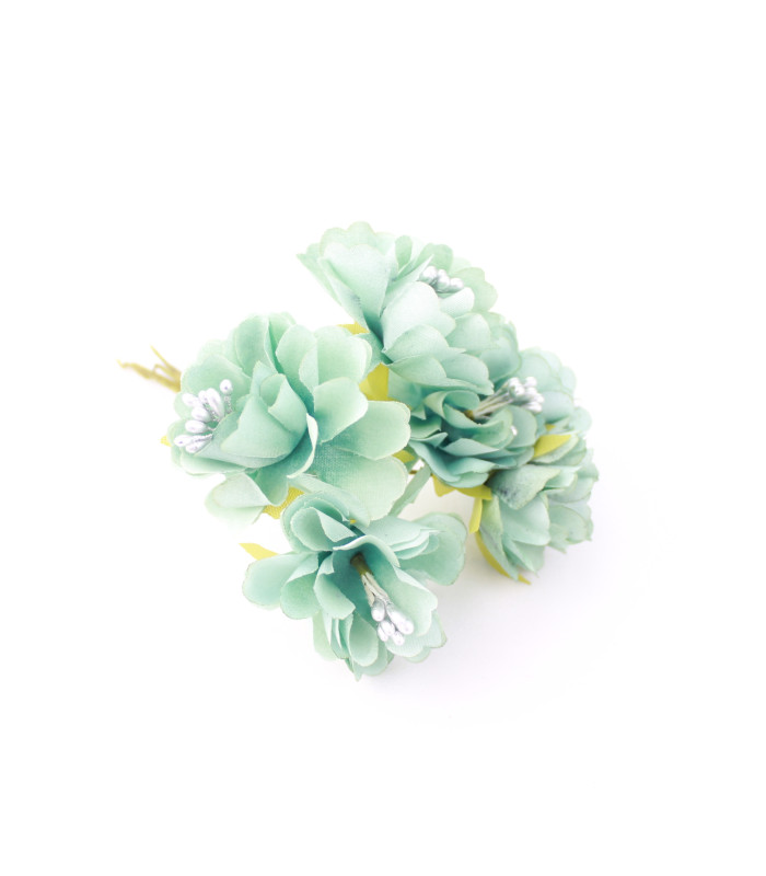 BOUQUET 6 FLEURS EN TISSU