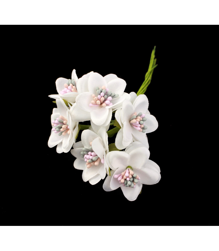 BOUQUET 6 FLEURS EN TISSU