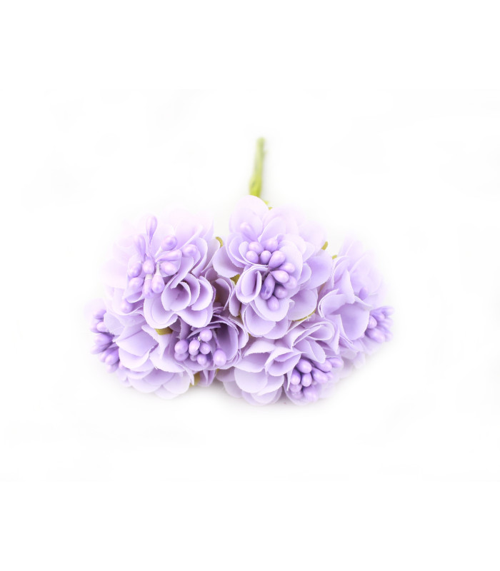 BOUQUET DE FLEUR EN TISSU (6 PCS.) "AMBERES"