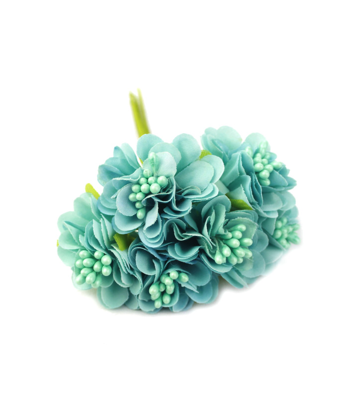 BOUQUET DE FLEUR EN TISSU (6 PCS.) "AMBERES"