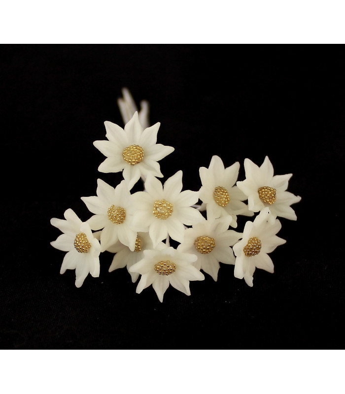 FLEUR DE PORCELAINE FROIDE 1,2 CM